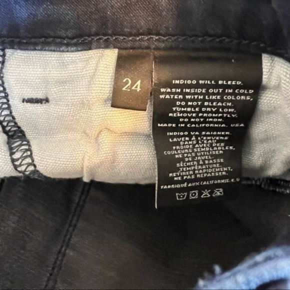 J Brand Dark Wash skinny ankle Jeans in Atmosphere size 24 - Picture 6 of 7